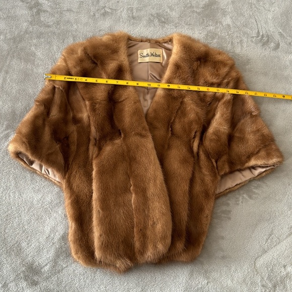 1950s smith and Welton  fur shrug top - Picture 7 of 7